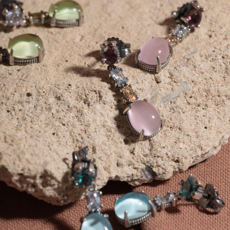 Elissa earrings from Sunfield: silver earrings.