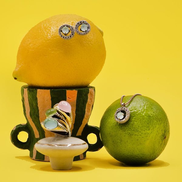 Ananás Set: Ring, pendant and earrings