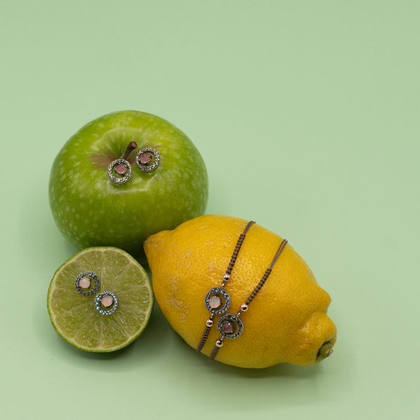 Banana Moon set: Pendant, earrings and bracelet